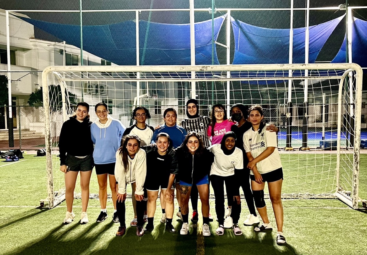 Lineup women's football community, Dubai